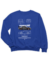 Φούτερ χωρίς κουκούλα Παιδικό - 911 GT3 RS - Color Thumbnail Μπλε Ρουά