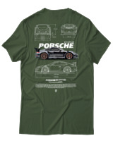 T-Shirt Αντρικό - 911 GT3 RS - Color Thumbnail Κυπαρισσί