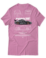 T-Shirt Αντρικό - 911 GT3 RS - Color Thumbnail Ροζ