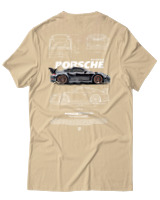 T-Shirt Αντρικό - 911 GT3 RS - Color Thumbnail Μπεζ