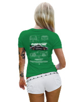 T-Shirt Στενή Γραμμή Γυναικείο - 911 GT3 RS - Color Thumbnail Πράσινο