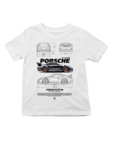 T-Shirt  Παιδικό - 911 GT3 RS - Color Thumbnail 'Ασπρο