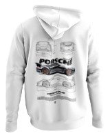 Φούτερ με κουκούλα Γυναικείο - 911 GT3 RS - Color Thumbnail ΄Ασπρο