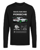 Μακρυμάνικο Μακό Αντρικό - 911 GT3 RS - Color Thumbnail Μαύρο