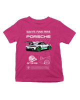 T-Shirt  Παιδικό - 911 GT3 RS - Color Thumbnail Φουξια