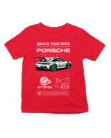 T-Shirt  Παιδικό - 911 GT3 RS - Color Thumbnail Κόκκινο