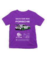 T-Shirt  Παιδικό - 911 GT3 RS - Color Thumbnail Σκούρο Μωβ