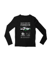 Μακρυμάνικο Μακό Παιδικό - 911 GT3 RS - Color Thumbnail Μαύρο