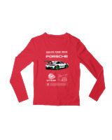 Μακρυμάνικο Μακό Παιδικό - 911 GT3 RS - Color Thumbnail Κόκκινο