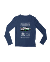 Μακρυμάνικο Μακό Παιδικό - 911 GT3 RS - Color Thumbnail Σκούρο Μπλε