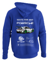Φούτερ με κουκούλα Γυναικείο - 911 GT3 RS - Color Thumbnail Μπλε Ρουά