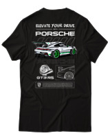 T-Shirt Αντρικό - 911 GT3 RS - Color Thumbnail Μαύρο