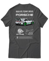 T-Shirt Αντρικό - 911 GT3 RS - Color Thumbnail Ανθρακί