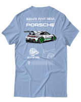 T-Shirt Αντρικό - 911 GT3 RS - Color Thumbnail Γαλάζιο