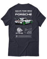 T-Shirt Αντρικό - 911 GT3 RS - Color Thumbnail Σκούρο Μπλε