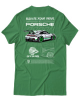 T-Shirt Αντρικό - 911 GT3 RS - Color Thumbnail Πράσινο