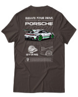 T-Shirt Αντρικό - 911 GT3 RS - Color Thumbnail Καφέ