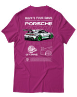 T-Shirt Αντρικό - 911 GT3 RS - Color Thumbnail Φουξια
