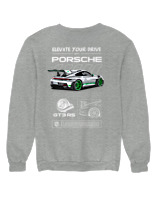 Φούτερ χωρίς κουκούλα Γυναικείο - 911 GT3 RS - Color Thumbnail Γκρι Μελανζέ