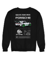 Φούτερ χωρίς κουκούλα Γυναικείο - 911 GT3 RS - Color Thumbnail Μαύρο