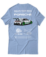 T-Shirt  Γυναικείο - 911 GT3 RS - Color Thumbnail Γαλάζιο