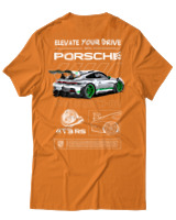 T-Shirt  Γυναικείο - 911 GT3 RS - Color Thumbnail Πορτοκαλί