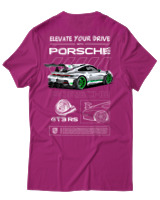 T-Shirt  Γυναικείο - 911 GT3 RS - Color Thumbnail Φούξια
