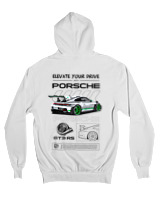 Ζακέτα Φούτερ με κουκούλα Γυναικείο - 911 GT3 RS - Color Thumbnail 'Ασπρο