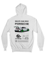 Ζακέτα Φούτερ με κουκούλα Αντρικό - 911 GT3 RS - Color Thumbnail 'Ασπρο