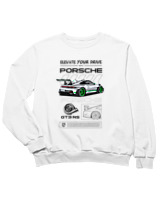 Φούτερ χωρίς κουκούλα Παιδικό - 911 GT3 RS - Color Thumbnail 'Ασπρο