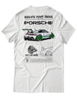 T-Shirt Αντρικό - 911 GT3 RS - Color Thumbnail Άσπρο