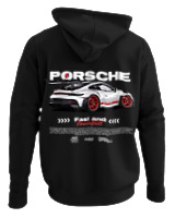 Φούτερ με κουκούλα Αντρικό - 911 GT3 RS P - Color Thumbnail Μαύρο