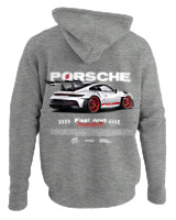 Φούτερ με κουκούλα Αντρικό - 911 GT3 RS P - Color Thumbnail Γκρι Μελανζέ