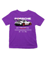 T-Shirt  Παιδικό - 911 GT3 RS P - Color Thumbnail Σκούρο Μωβ