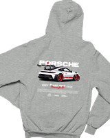 Φούτερ με κουκούλα Παιδικό - 911 GT3 RS P - Color Thumbnail Γκρι Μελανζέ