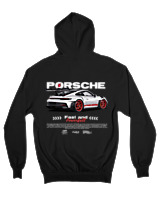 Ζακέτα Φούτερ με κουκούλα Γυναικείο - 911 GT3 RS P - Color Thumbnail Μαύρο