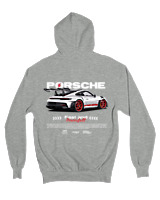 Ζακέτα Φούτερ με κουκούλα Γυναικείο - 911 GT3 RS P - Color Thumbnail Γκρι Μελανζέ