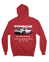 Ζακέτα Φούτερ με κουκούλα Γυναικείο - 911 GT3 RS P - Color Thumbnail Κόκκινο