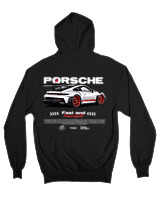 Ζακέτα Φούτερ με κουκούλα Αντρικό - 911 GT3 RS P - Color Thumbnail Μαύρο