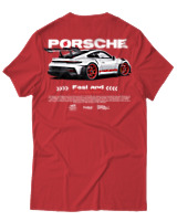 T-Shirt Αντρικό - 911 GT3 RS P - Color Thumbnail Κόκκινο