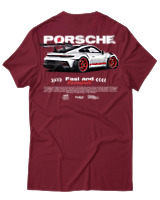 T-Shirt Αντρικό - 911 GT3 RS P - Color Thumbnail Σκούρο Κόκκινο