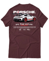 T-Shirt Αντρικό - 911 GT3 RS P - Color Thumbnail Μπορντό