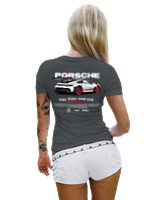 T-Shirt Στενή Γραμμή Γυναικείο - 911 GT3 RS P - Color Thumbnail Ανθρακί