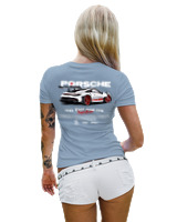 T-Shirt Στενή Γραμμή Γυναικείο - 911 GT3 RS P - Color Thumbnail Γαλάζιο