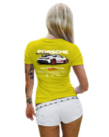 T-Shirt Στενή Γραμμή Γυναικείο - 911 GT3 RS P - Color Thumbnail Κίτρινο