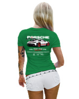T-Shirt Στενή Γραμμή Γυναικείο - 911 GT3 RS P - Color Thumbnail Πράσινο