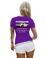 T-Shirt Στενή Γραμμή Γυναικείο - 911 GT3 RS P - Color Thumbnail Σκούρο Μωβ