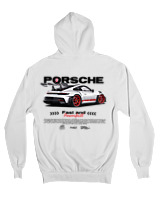 Ζακέτα Φούτερ με κουκούλα Αντρικό - 911 GT3 RS P - Color Thumbnail 'Ασπρο