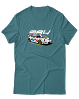 T-Shirt Αντρικό - 964 - Color Thumbnail Μπλε Πράσινο