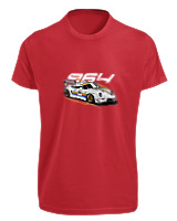T-Shirt Fit Αντρικό - 964 - Color Thumbnail Κόκκινο